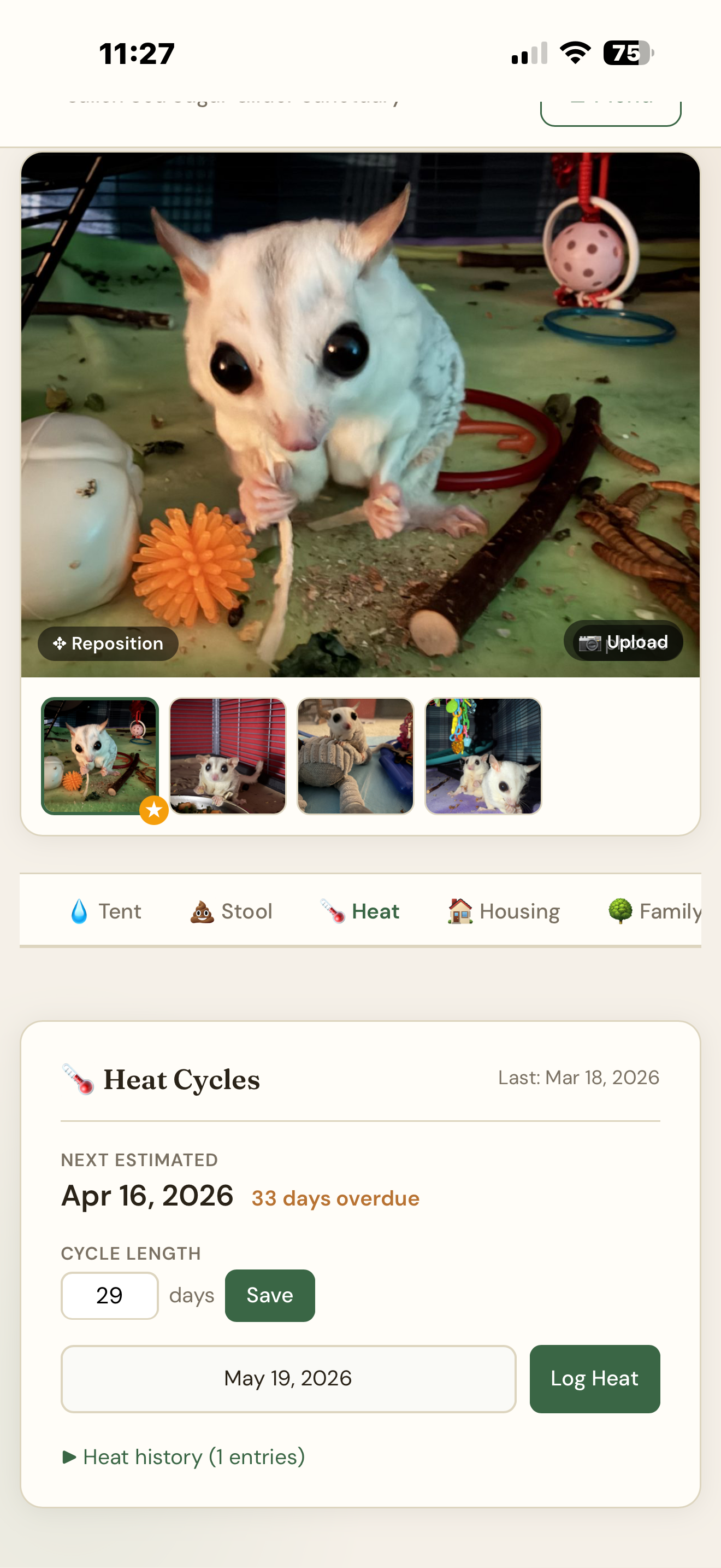 Heat Cycle Tracking